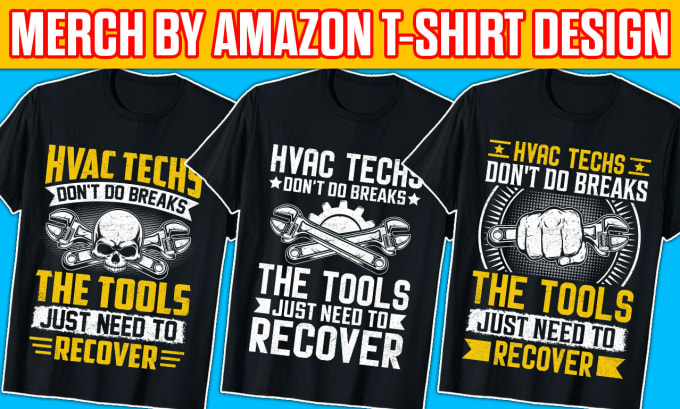 Gig Preview - Do best t shirt design merch by amazon for long term business