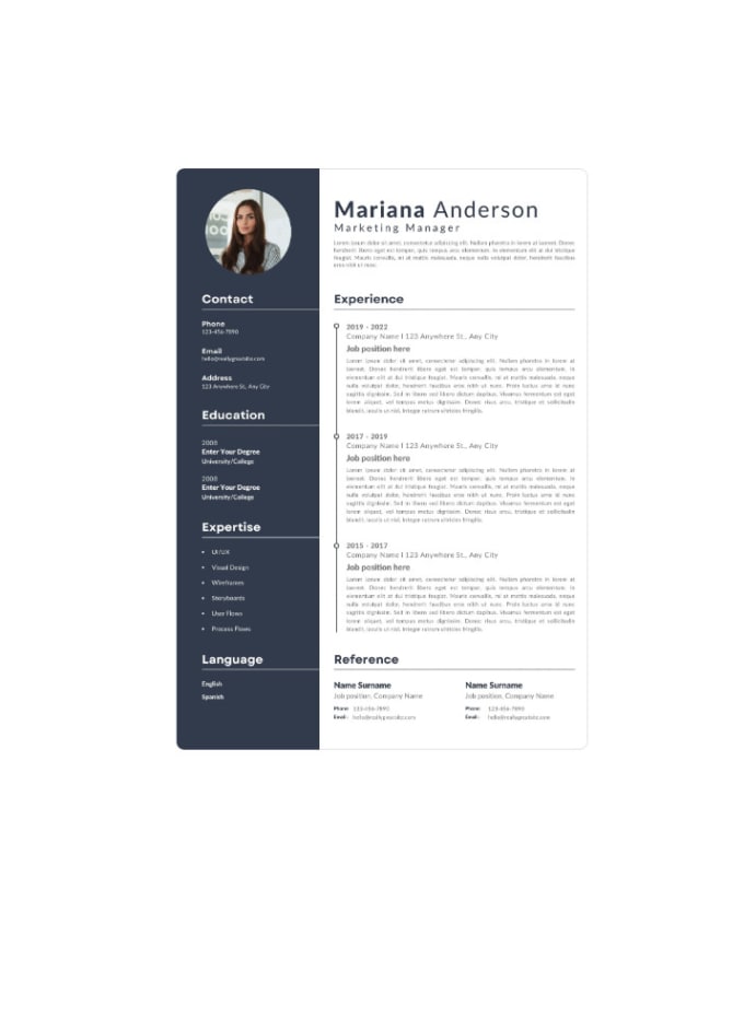 Gig Preview - Provide my professional CV template