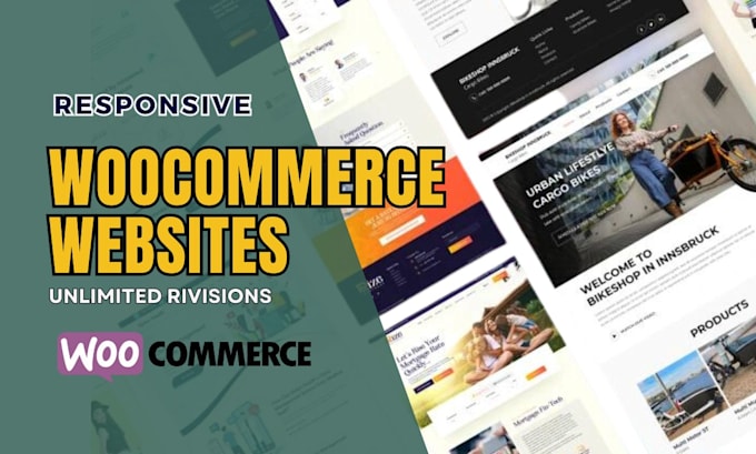 Gig Preview - Create responsive woocommerce webites