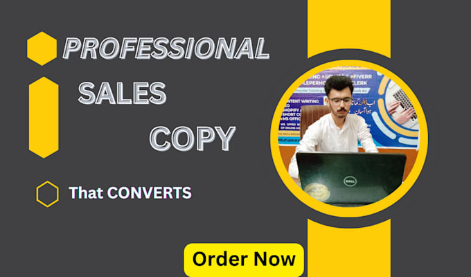 Gig Preview - Do high converting sales copywriting and write sales copy