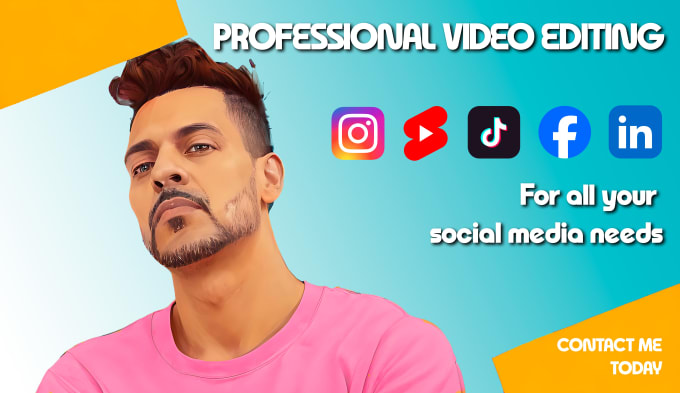 Gig Preview - Do professional video editing for social media