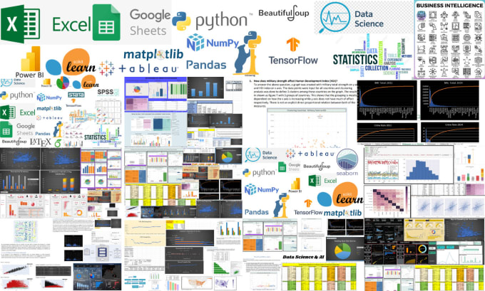 Gig Preview - Do data analysis with excel,python,r,sql,spss,tableau,powerbi