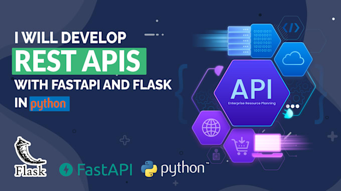 Gig Preview - Develop rest apis with fastapi and flask in python