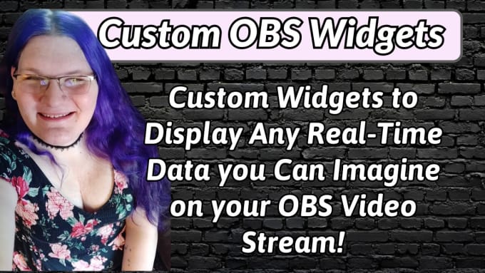 Gig Preview - Create obs widget with your requirements