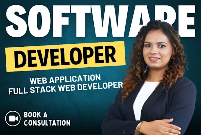 Gig Preview - Software developer full stack web developer web application web app development