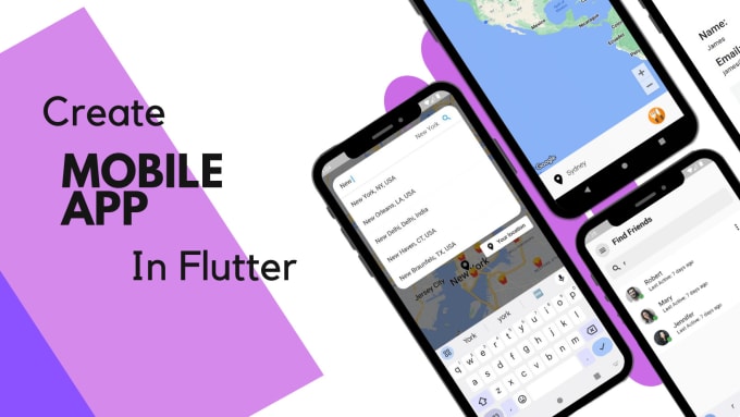 Gig Preview - Create a simple mobile application in flutter for you