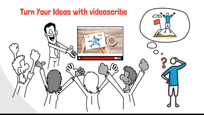 Gig Preview - Create whiteboard animation explainer video