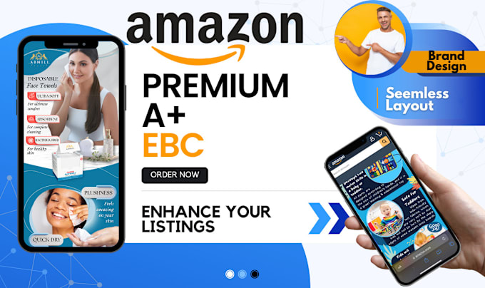 Gig Preview - Design premium amazon a plus content ebc images for products