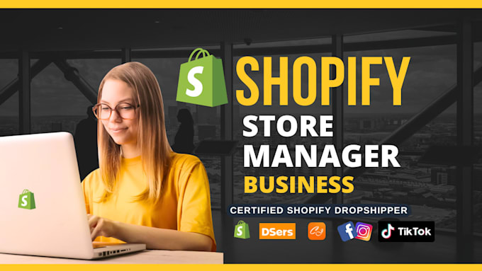 Gig Preview - Manage your shopify store, upload and update inventory, generate sales