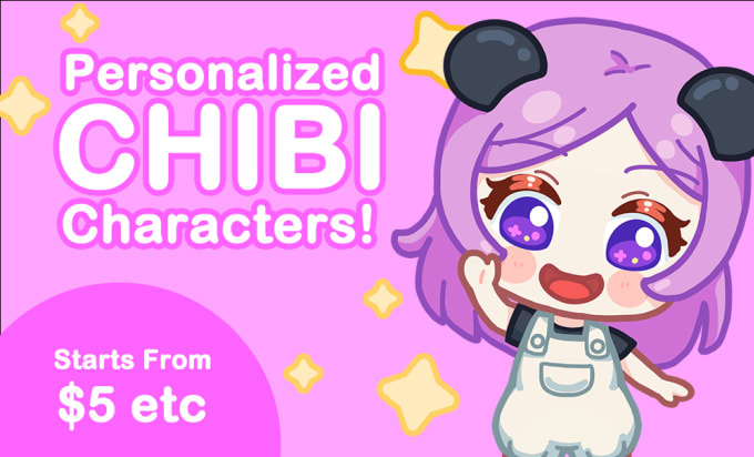 Gig Preview - Make you a own personalized cute kawaii chibi character icon