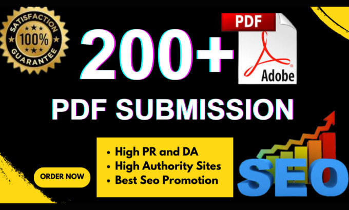 Gig Preview - Do PDF submission to 200 document sharing sites