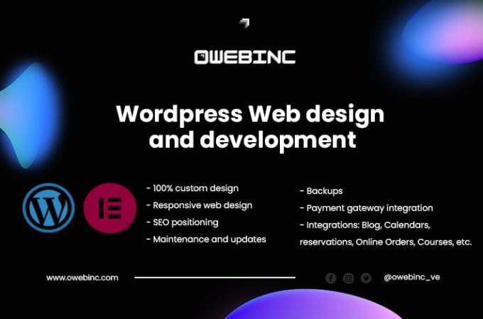 Gig Preview - Design website in wordpress and elementor