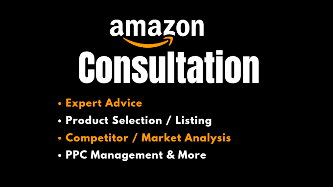 Gig Preview - Provide expert level consulting for amazon fba sellers