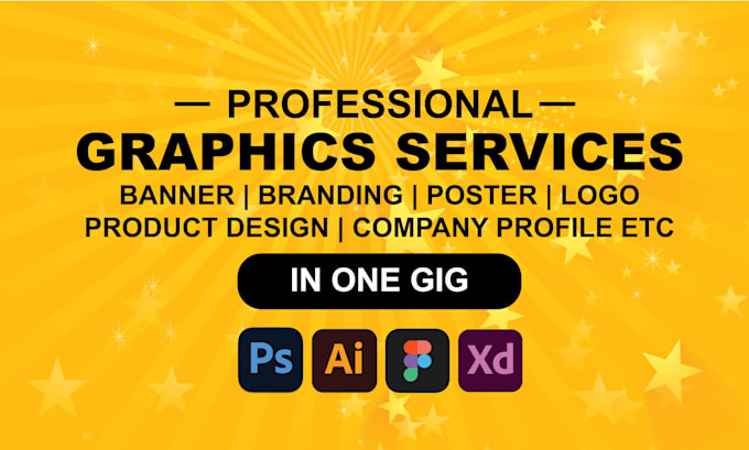 Gig Preview - Do any graphic design job in illustrator and photoshop