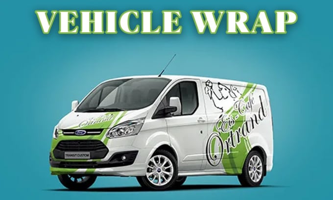 Gig Preview - Make branding vehicle wrap, car wrap, van wrap, truck wrap design