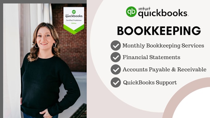 Gig Preview - Bookkeep on quickbooks online