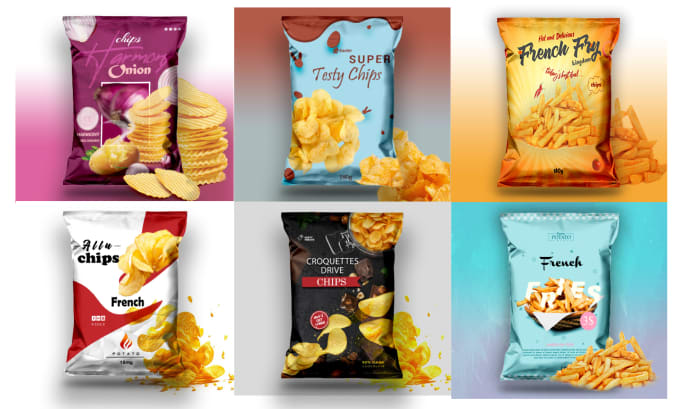 Bestseller - create custom chip bags, pouch product packaging design