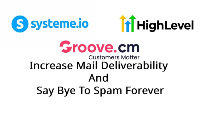 Bestseller - fix ghl, systeme io, groove cm, dmarc, dns, emails going to spam, deliverability