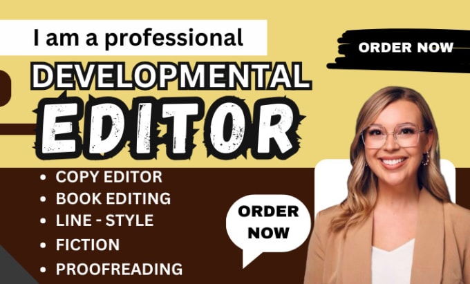 Gig Preview - Be your developmental editor, proofreading and line editing for novel, ebook