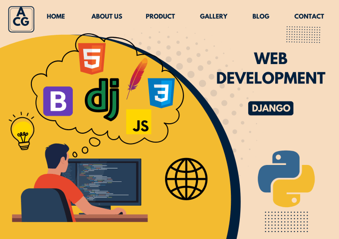 Gig Preview - Do responsive webapp with django