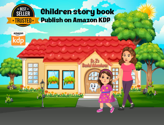 Gig Preview - Do children story book illustration for amazon kdp publishing amazon