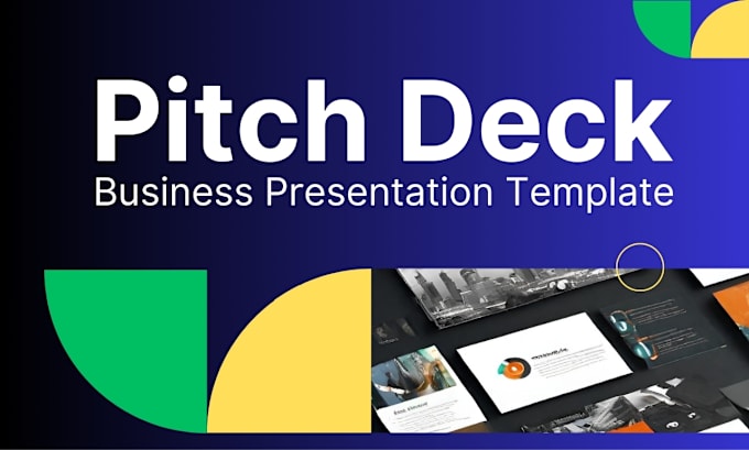 Gig Preview - Make pitch deck and business presentation design