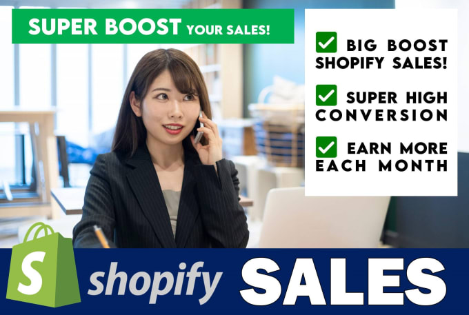 Gig Preview - Increase sales of your shopify website