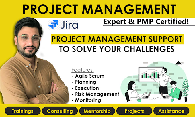 Gig Preview - Be your virtual project manager or scrum master