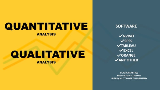 Gig Preview - Perform quantitative and qualitative analysis