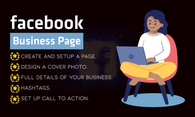 Gig Preview - Create, setup your  social media page , business page