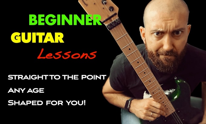 Gig Preview - Give online guitar lessons for beginners