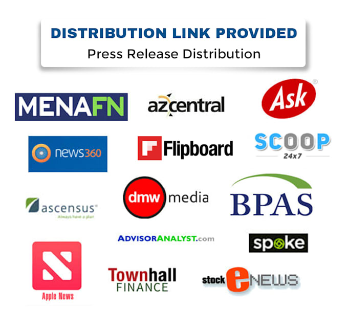 Gig Preview - Write and distribute press releases upto 140 media outlets