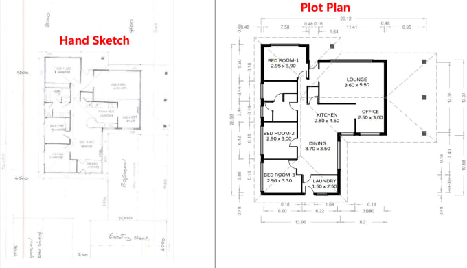 Gig Preview - Redraw floor plan for real estate agent in 24 hours