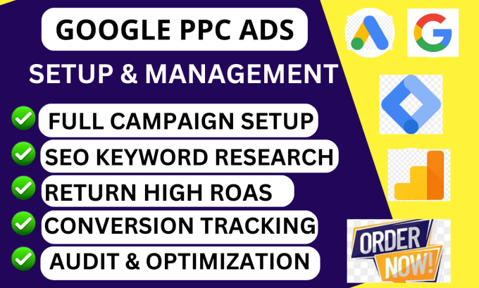 Gig Preview - Do setup google ads adwords ppc campaign