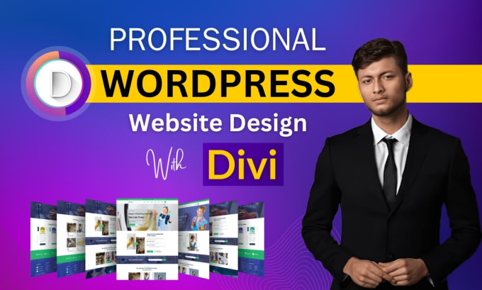 Gig Preview - Create dynamic elegant wordpress website with divi theme and divi builder