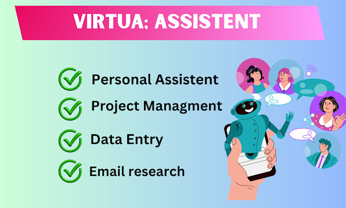 Gig Preview - Professional virtual assistant, administrative, and data entry for you