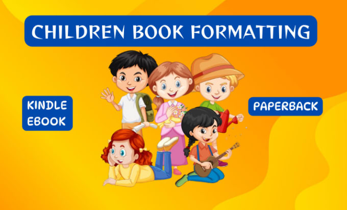 Gig Preview - Children book formatting, kdp book formatting, layout design