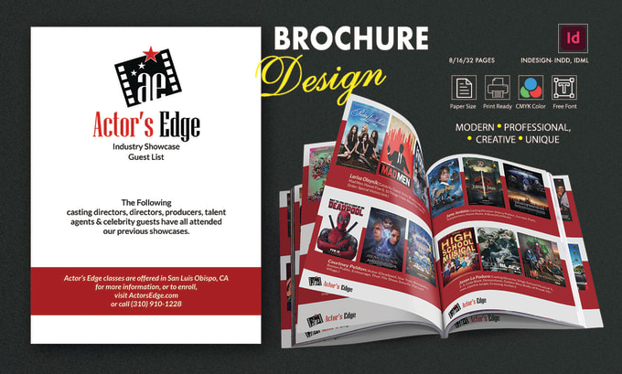 Gig Preview - Design professional brochure, magazine, catalog at the indesign platform