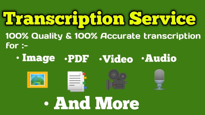 Bestseller - transcribe your PDF or image file to word file