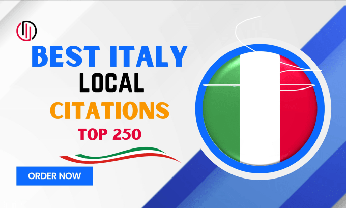 Gig Preview - Do top 250 italy local citations and directory submission for local business seo