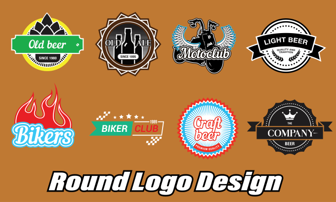 Gig Preview - Design round logo, badge, circular, clean badge, label