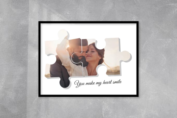 Gig Preview - Create custom couple love poster for valentines day or anniversary