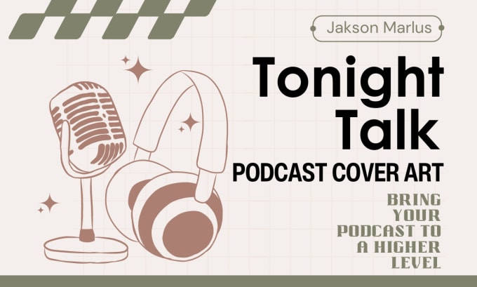 Gig Preview - Design professional artwork for your podcast cover art, spotify, itunes