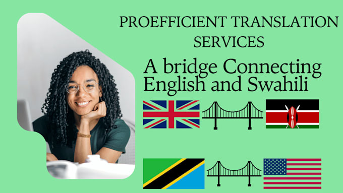 Bestseller - translate and transcribe english to swahili and vice versa