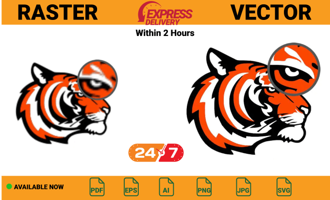 Gig Preview - Redraw or vector trace your logo or graphics to vector within a short time