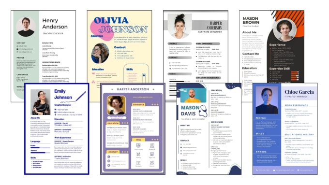 Gig Preview - Create your graphical and visual resume