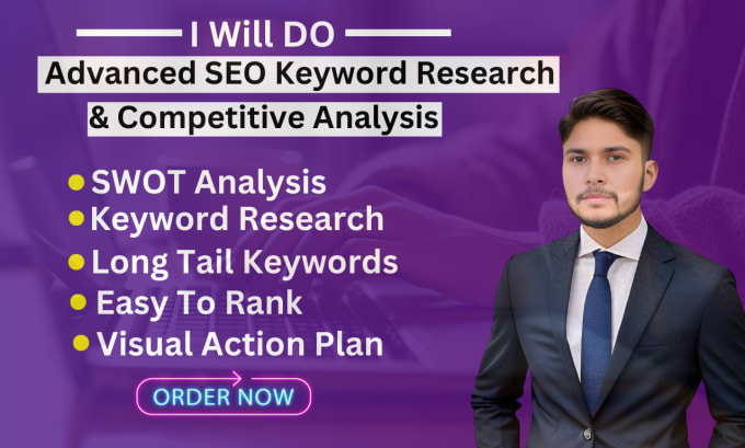 Gig Preview - Do top notch SEO keyword research and competitive analysis