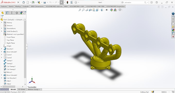 Gig Preview - Design your mechanical assembly on solidworks