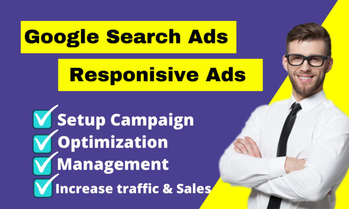 Gig Preview - Setup, manage and optimise google search ads PPC campaigns