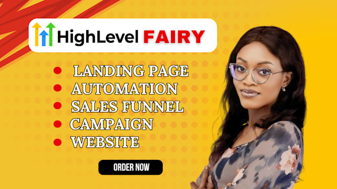 Gig Preview - Design ghl gohighlevel website, funnel, automations and manychat automation, ai